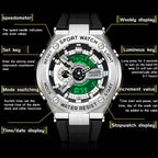 SANDA 3170 Men Luminous Waterproof Sports Watch