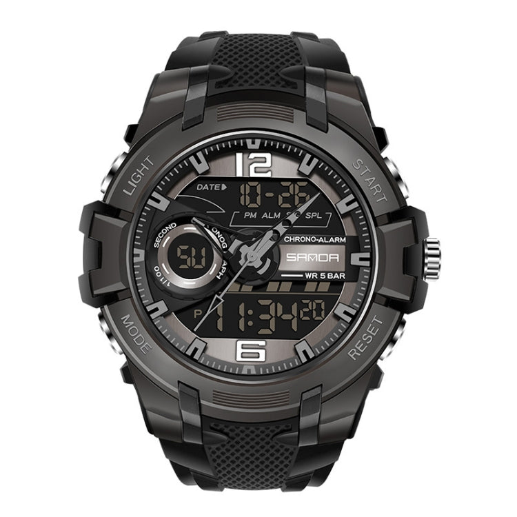 SANDA 6015 Men Multifunctional Waterproof Luminous Sports Watch