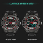 SANDA 6015 Men Multifunctional Waterproof Luminous Sports Watch