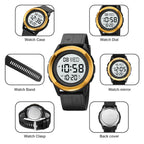 SKMEI 2047 Multifunctional Men 50M Waterproof Sports Digital Wrist Watch