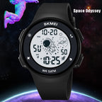 SKMEI 2068 Multifunctional Men 50M Waterproof Noctilucent Sports Digital Wrist Watch