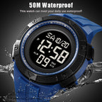 SKMEI 2078 Multifunctional Men 50M Waterproof Sports Fashion Digital Wrist Watch