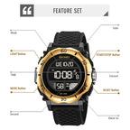 SKMEI 2099 Multifunctional Men Outdoor 50M Waterproof Luminous Digital Wrist Watch