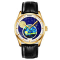 SKMEI 2115 Multifunctional Men Outdoor 30M Waterproof Moon Phase Quartz Watch