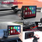 X70-1 Car 7 inch IPS Portable Smart Screen Wireless Screen Projection Carplay Android Auto, without Reversing Camera