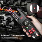 BSIDE U6X AC/DC Clamp-on Infrared Temperature Measurement Multimeter, U6X