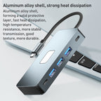 BYL-2312 Type-C to HDMI 4K 30Hz + USB3.0 + PD100W Docking Station HUB, BYL-2312