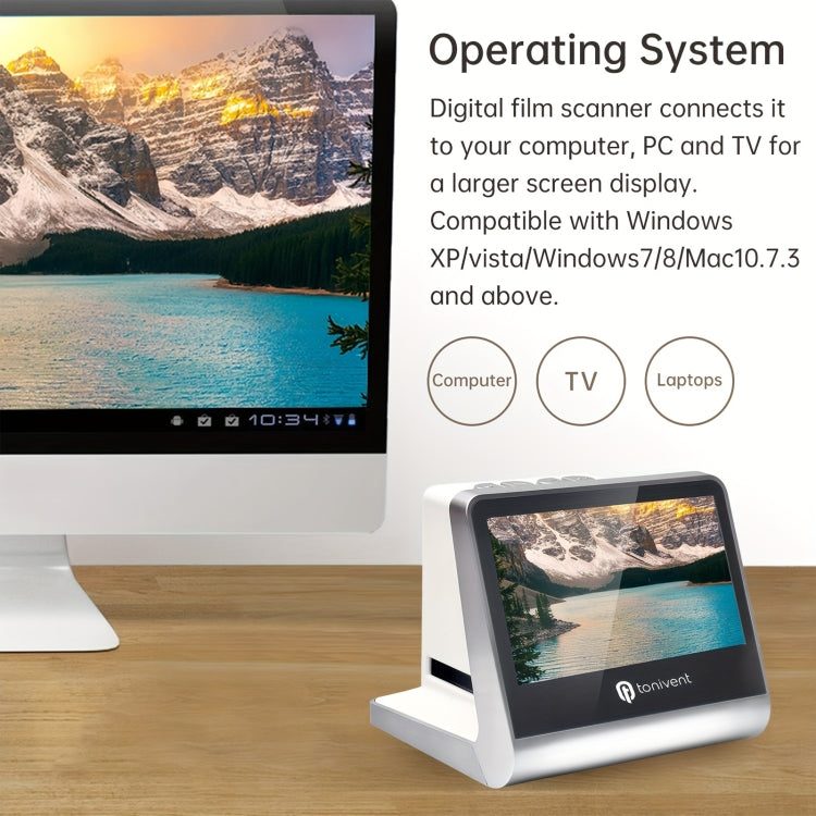 Film Scanner | Tonivent TON170 14MP 5” HD Screen