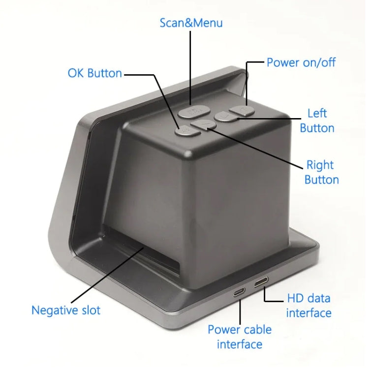 Film Scanner 22MP | Tonivent TON171 5” HD Screen