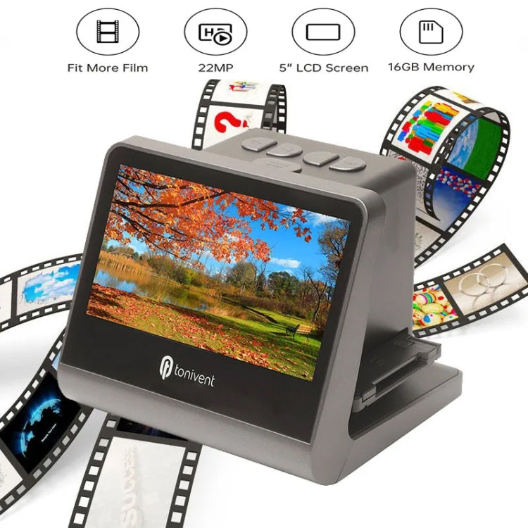 Film Scanner 22MP | Tonivent TON171 5” HD Screen