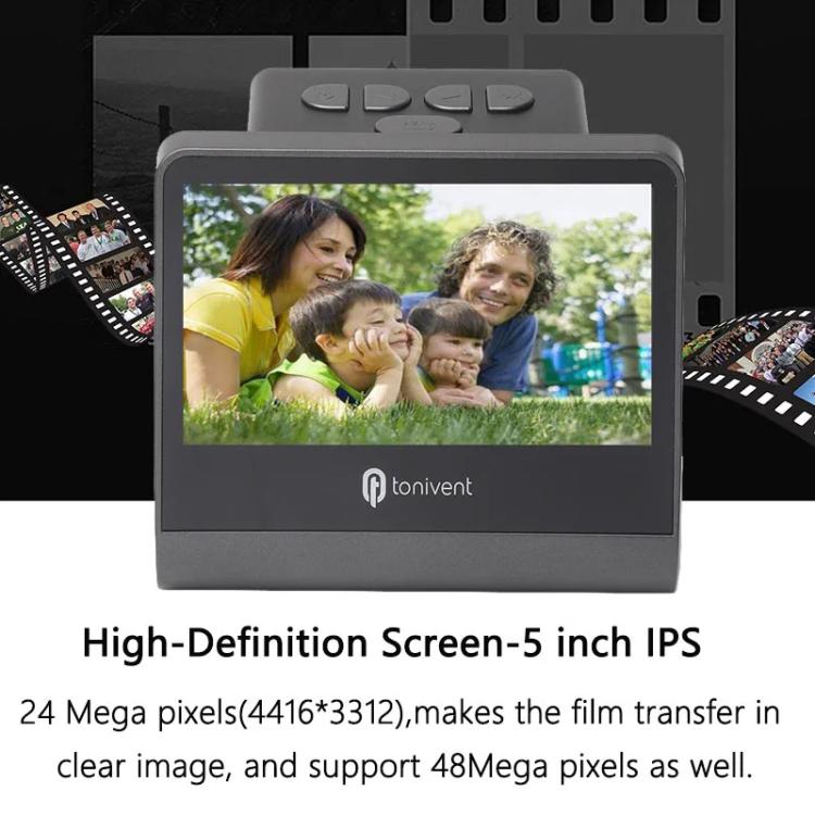 Film Scanner 22MP | Tonivent TON171 5” HD Screen
