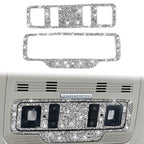 For Ford Mustang Mach E 2021 Car Reading Light Button Diamond Decorative Sticker, Reading Light Button