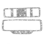 For Ford Mustang Mach E 2021 Car Reading Light Button Diamond Decorative Sticker, Reading Light Button