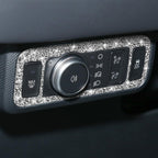 For Ford Mustang Mach E 2021 Car Headlight Switch Panel Diamond Decorative Sticker, Headlight Switch Panel