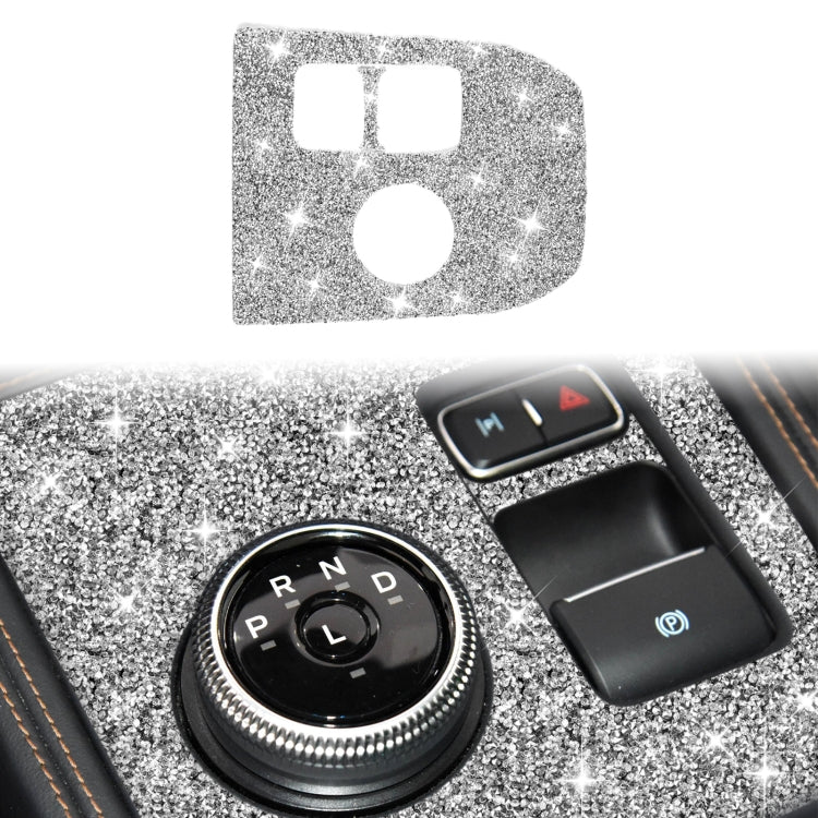 For Ford Mustang Mach E 2021 Car Gear Panel Diamond Decorative Sticker, Gear Panel
