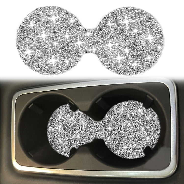 For Ford Mustang Mach E 2021 Car Small Cup Base Diamond Decorative Sticker, Small Cup Base