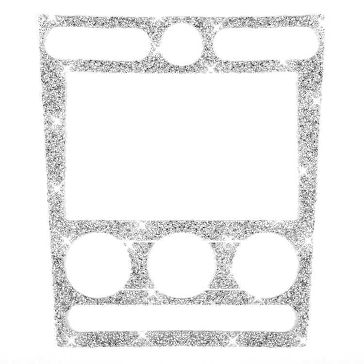 For Ford Mustang 2005-2009 Car Air Conditioning Control Panel Diamond Decorative Sticker, Left Drive, Air Conditioning Control Panel