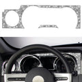 For Ford Mustang 2005-2009 Car Dashboard Frame Diamond Decorative Sticker, Left Drive, Dashboard Frame
