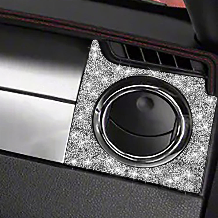 For Ford Mustang 2005-2009 Car Right Air Outlet Diamond Decorative Sticker, Left Drive, Right Air Outlet