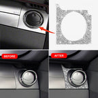 For Ford Mustang 2005-2009 Car Right Air Outlet Diamond Decorative Sticker, Left Drive, Right Air Outlet