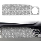 For Ford Mustang 2005-2009 Upper Part of Right Dashboard Diamond Decorative Sticker, Left Drive, Right Dashboard