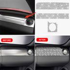 For Ford Mustang 2005-2009 Upper Part of Right Dashboard Diamond Decorative Sticker, Left Drive, Right Dashboard