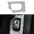 For Chevrolet Corvette C6 2005-2013 Ignition Switch Panel Diamond Decorative Sticker, Left Drive