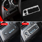 For Chevrolet Corvette C7 2014-2019 Car Headlight Switch Frame Diamond Decorative Sticker, Left Drive, Headlight Switch Frame