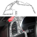 For Chevrolet Corvette C7 2014-2019 Car Left Air Outlet Panel Diamond Decorative Sticker, Left Drive, Left Air Outlet Panel