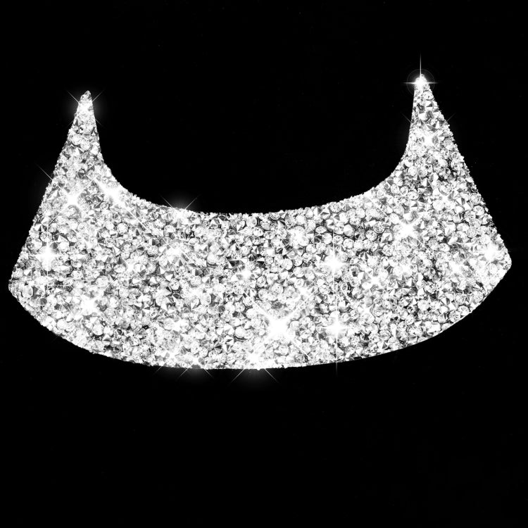 For Chevrolet Corvette C7 2014-2019 Car Rear Center Part Diamond Decorative Sticker, Left Drive, Rear Center Part
