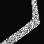 For Chevrolet Corvette C7 2014-2019 Car Door Speaker Frame Diamond Decorative Sticker, Left Drive, Door Speaker Frame