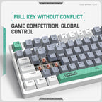 ONIKUMA G52 82 Keys RGB Lighting Wired Mechanical Keyboard, Brown Switch, Blue Switch, G52 Brown Switch, G52 Blue Switch