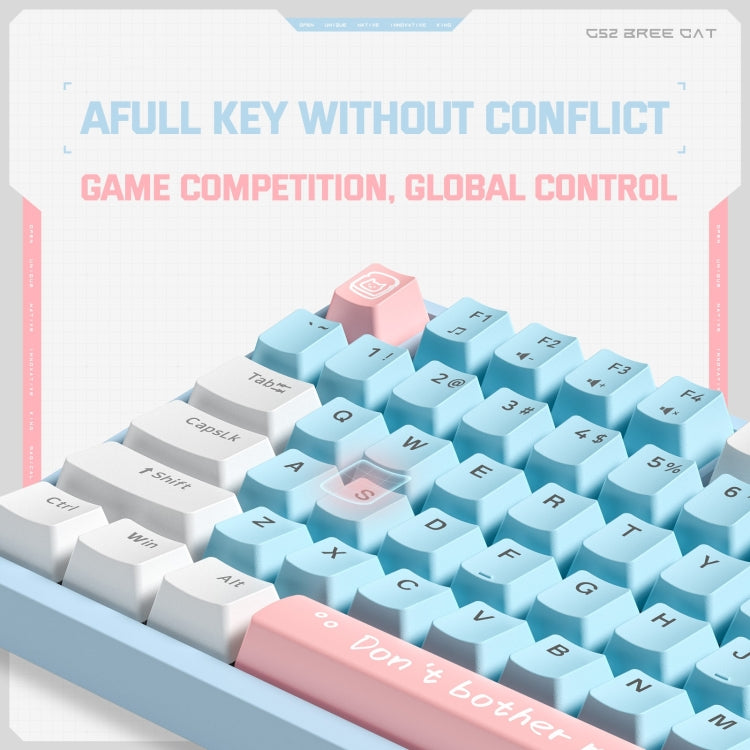 ONIKUMA G52 82 Keys RGB Lighting Wired Mechanical Keyboard, Brown Switch, Blue Switch, G52 Brown Switch, G52 Blue Switch
