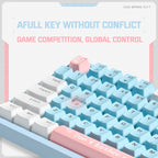 ONIKUMA G52 82 Keys RGB Lighting Wired Mechanical Keyboard, Brown Switch, Blue Switch, G52 Brown Switch, G52 Blue Switch