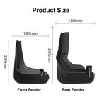 4pcs/Set Car Auto Soft Plastic Splash Flaps Fender Guard, For Mercedes-Benz C-Class W205 Sport 2015-20, For Mercedes-Benz C-Class W205 2015-2020, For Mercedes-Benz C-Class W205 Sport 2008-14, For Mercedes-Benz C-Class W205 2011-2014                    ...