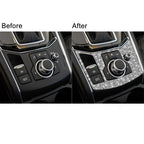 For Mazda CX-5 2017-2018 Car Electronic Handbrake Panel Diamond Decorative Sticker, Left Drive, Car Electronic Handbrake Panel, Left Drive