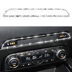 For Mazda CX-5 2017-2018 Car Center Control Panel Diamond Decorative Stickerr,Left and Right Drive Universal, Car Center Control Panel
