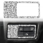 For Mazda CX-5 2017-2018 Car Headlight Panel Diamond Decorative Sticker, Left Drive, Car Headlight Panel, Left Drive