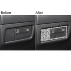 For Mazda CX-5 2017-2018 Car Headlight Panel Diamond Decorative Sticker, Left Drive, Car Headlight Panel, Left Drive