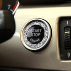 For BMW 3 Series E90 / E92 / E93 2009-2012 Car One-click Start Ring Diamond Decorative Sticker, One-click Start Ring