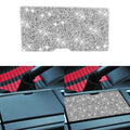 Car Water Cup Storage Box Panel Diamond Decoration Sticker, Left Hand Drive, Water Cup Storage Box Panel