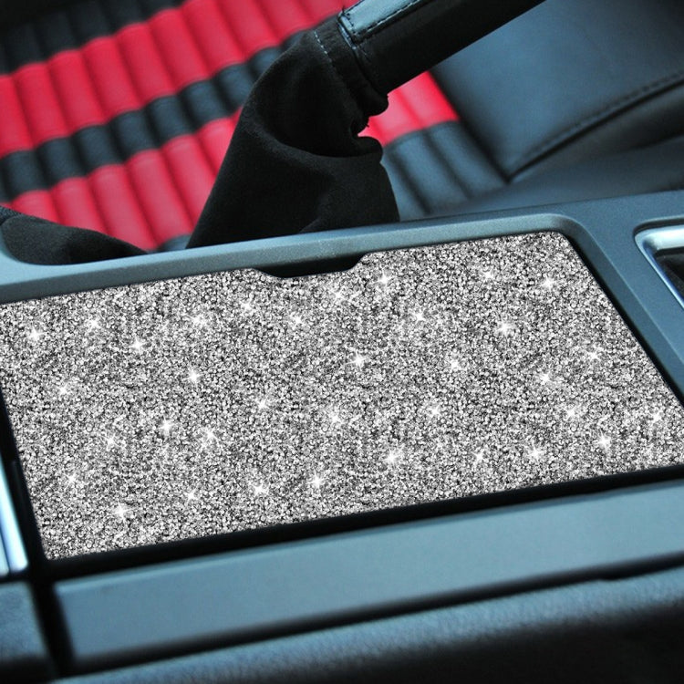 Car Water Cup Storage Box Panel Diamond Decoration Sticker, Left Hand Drive, Water Cup Storage Box Panel