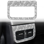 For Mazda CX-5 2017-2018 Car Rear Exhaust Vent Diamond Decorative Sticker,Left and Right Drive Universal, Car Rear Exhaust Vent