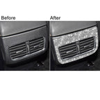 For Mazda CX-5 2017-2018 Car Rear Exhaust Vent Diamond Decorative Sticker,Left and Right Drive Universal, Car Rear Exhaust Vent