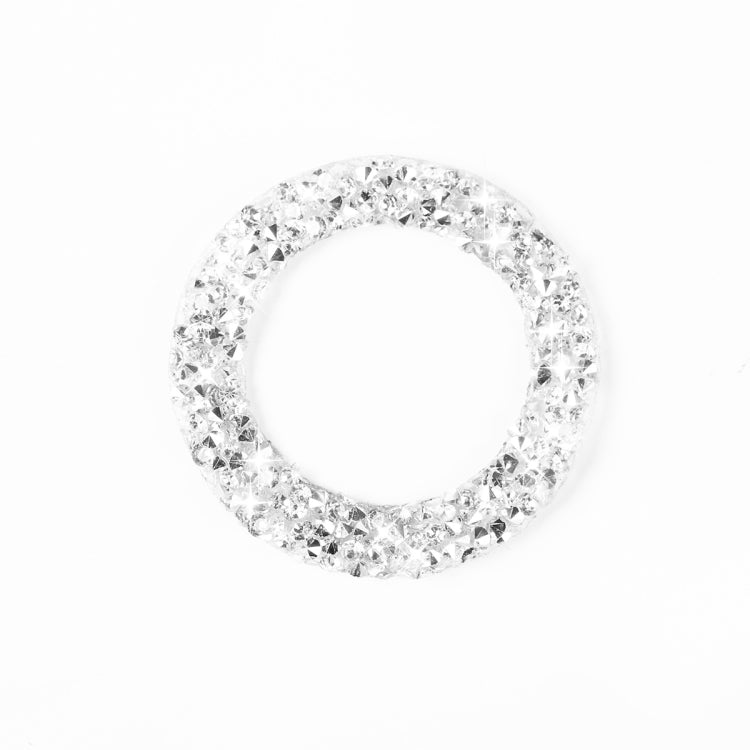 Car Ignition Switch Keyhole Diamond Decoration Sticker, Left Hand Drive, Ignition Switch Keyhole