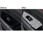 For Mazda CX-5 2017-2018 Car Window Button Panel Diamond Decorative Sticker, Right Drive, Car Window Button Panel, Right Drive