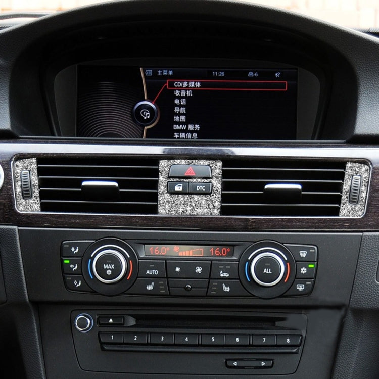 For BMW 3 Series E90 / E92 / E93 2005-2012 Basic Car Air Outlet Diamond Decorative Sticker, Basic Air Outlet