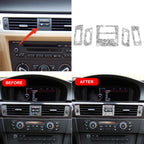 For BMW 3 Series E90 / E92 / E93 2005-2012 Basic Car Air Outlet Diamond Decorative Sticker, Basic Air Outlet
