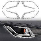 For Mazda CX-5 2017-2018 Car Interior Door Handle Diamond Decorative Sticker,Left and Right Drive Universal, Car Interior Door Handle