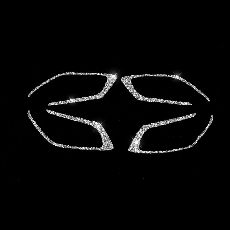 For Mazda CX-5 2017-2018 Car Interior Door Handle Diamond Decorative Sticker,Left and Right Drive Universal, Car Interior Door Handle